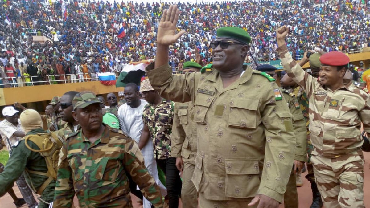 El general Mohamed Toumba, membre de la junta militar.