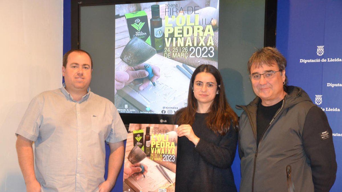 La presentació de la Fira de Vinaixa, ahir a la Diputació.