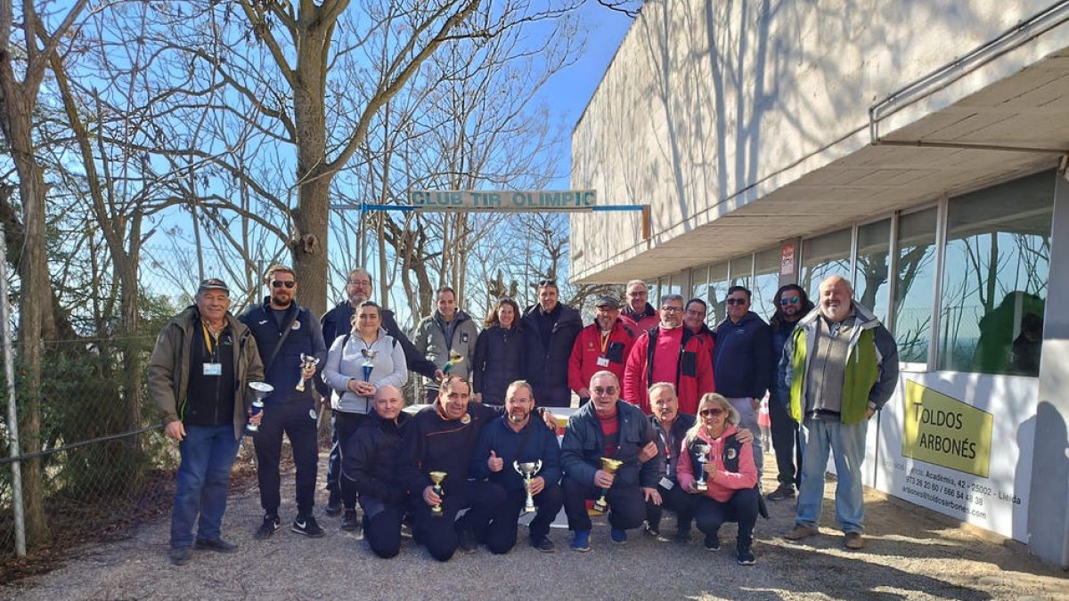 Alguns dels participants en la tirada de diumenge.