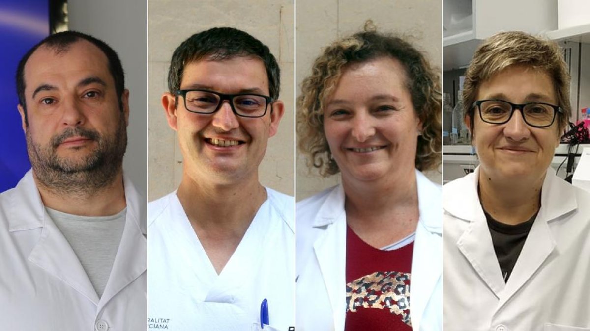 Investigadoras del INCLIVA que han identificado una mutación en el gen SREBF2 como posible causante de altos niveles de colesterol y glucosa.