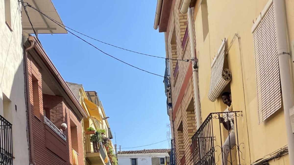 Manifestación por las calles de Corbins.