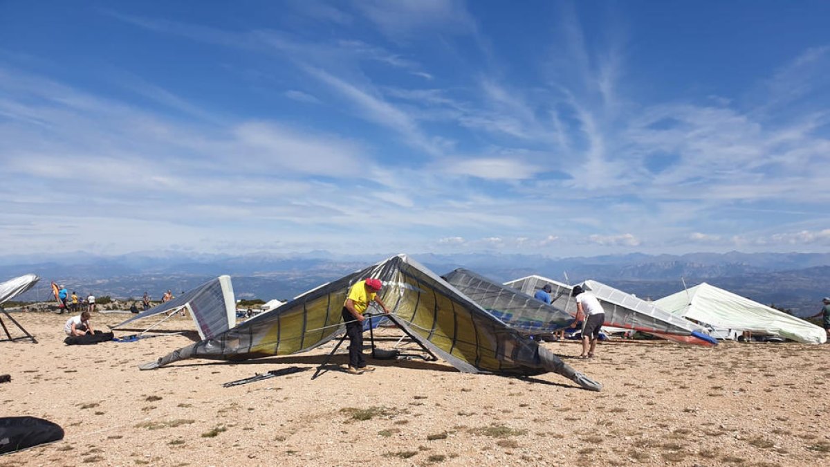 Àger acull aquesta setmana una competició amb 50 pilots