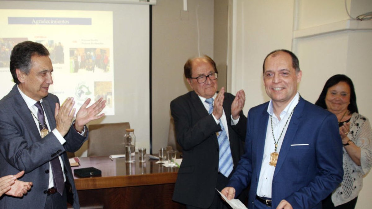 El profesor Lorenzo Fraile.