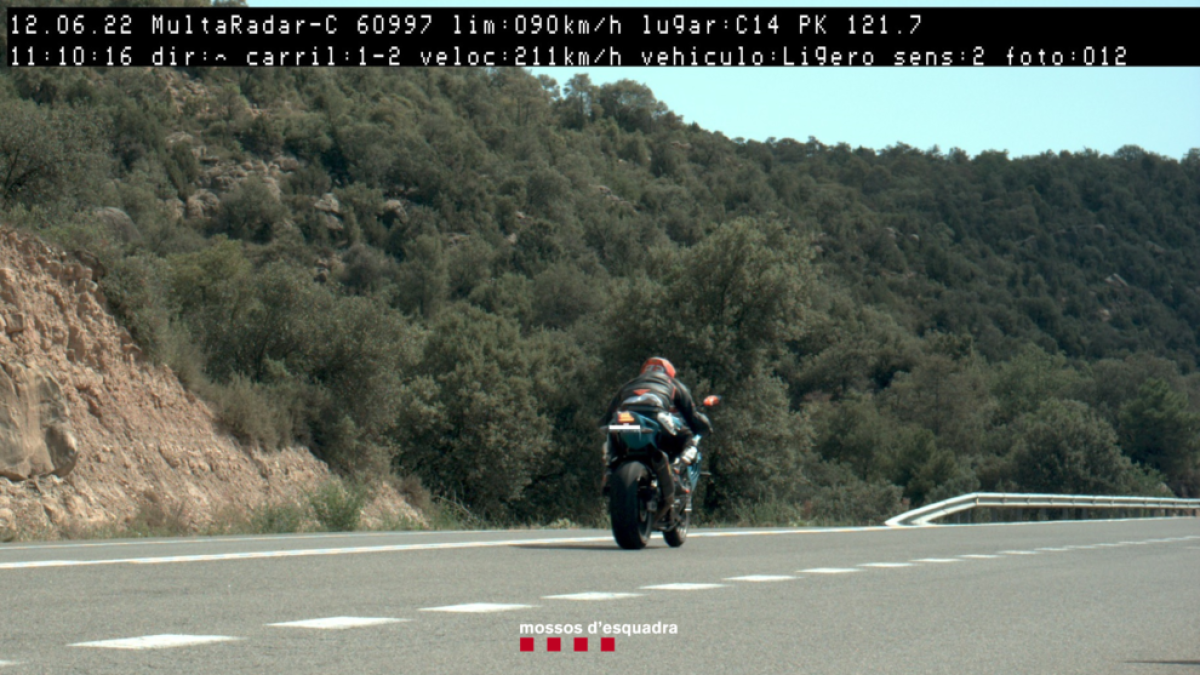 Enxampats motoristes a 211 i 194 km/h a Oliola i Ciutadilla