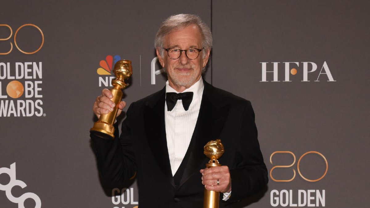 Steven Spielberg logró el premio a mejor película dramática y a mejor dirección por ‘The Fabelmans’.