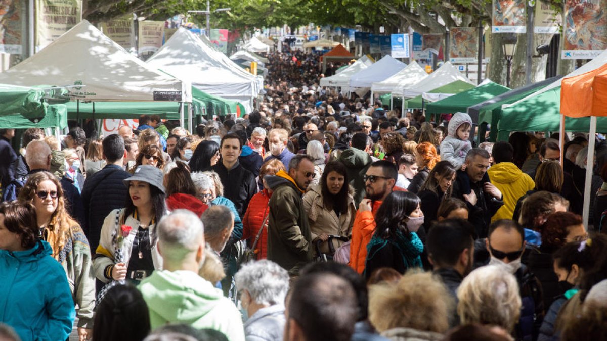 Alud de público en la Diada del año pasado en Lleida.