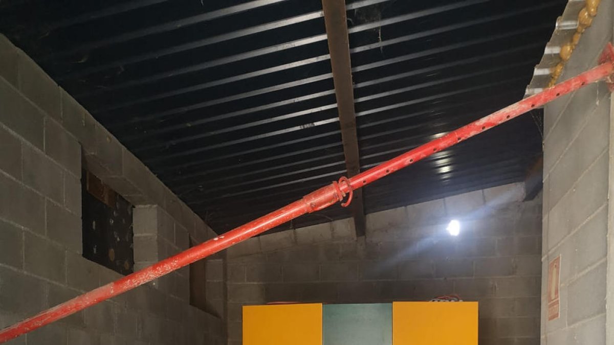 Una de les calderes que s’han instal·lat al Pont.