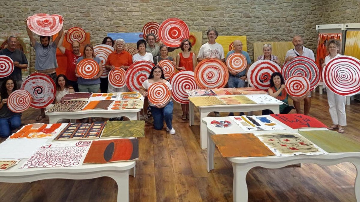 Agramunt, 'tenyit' de roig amb el curs 'Art i territori' de la UdL