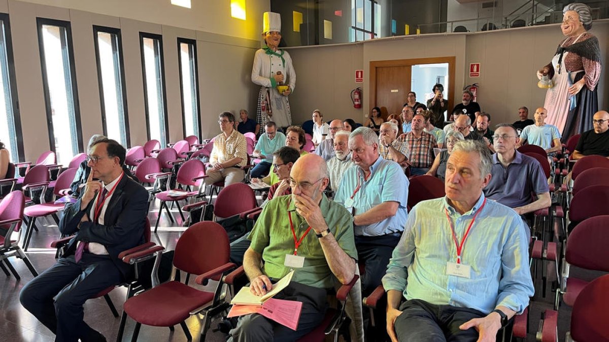 Inauguració del curs, ahir al consell comarcal de la Noguera.