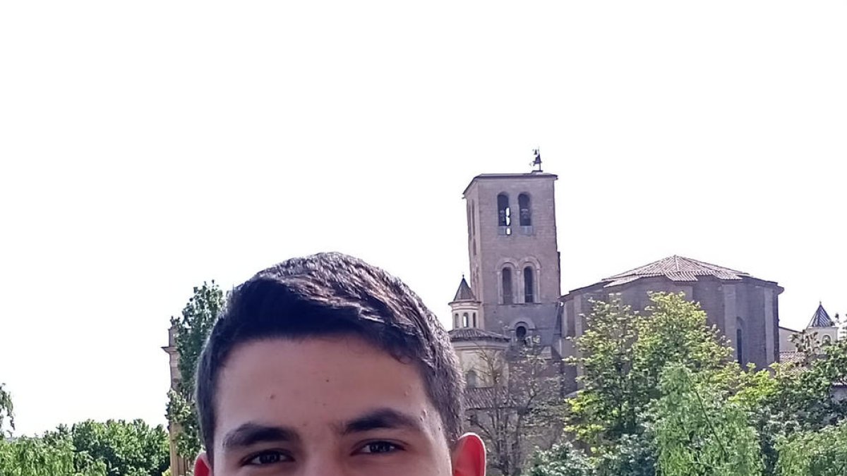 El jove compositor de sardanes Jordi Montanyà.