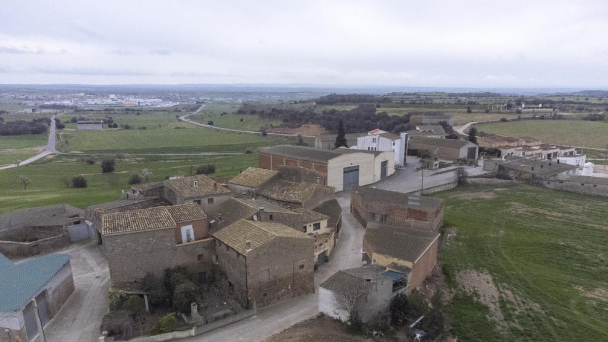 Vista del poble de Guarda-si-venes.