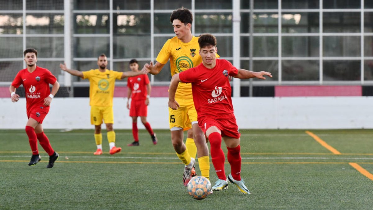 Una acció del partit disputat a Alpicat.