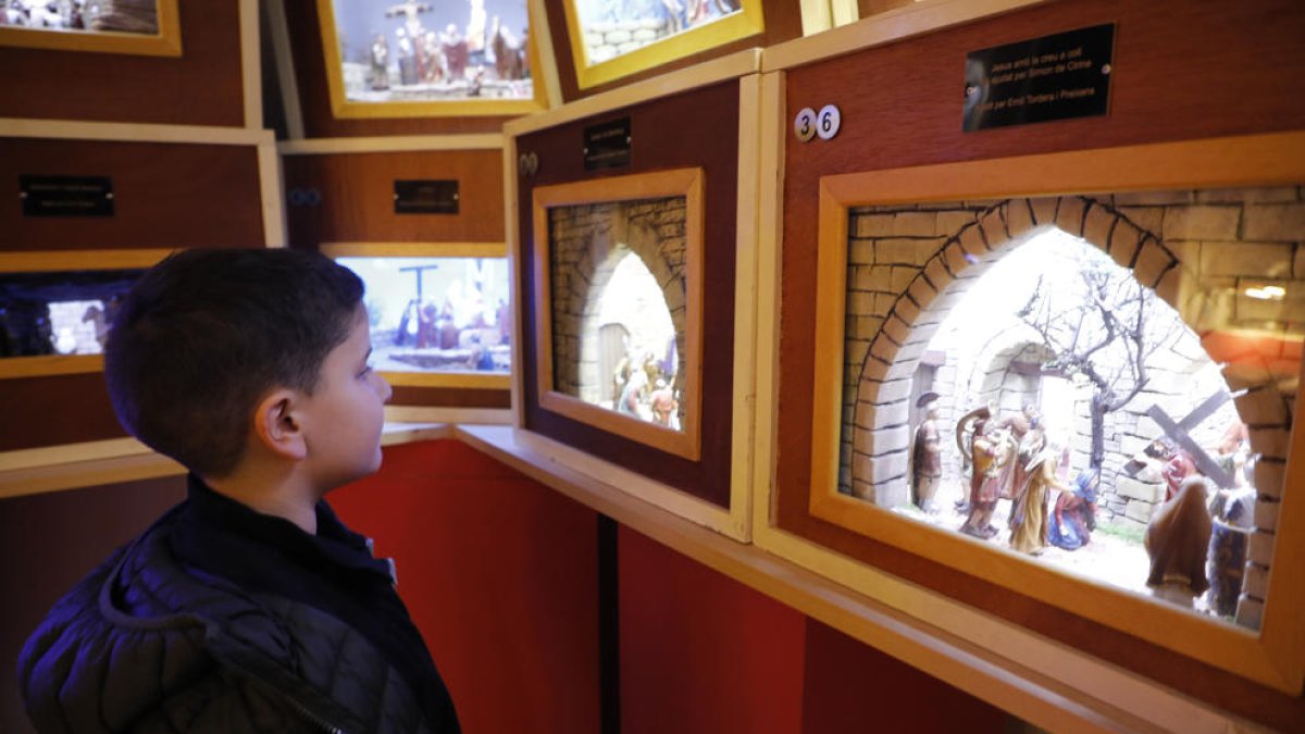 Exposició de diorames al Peu del Romeu