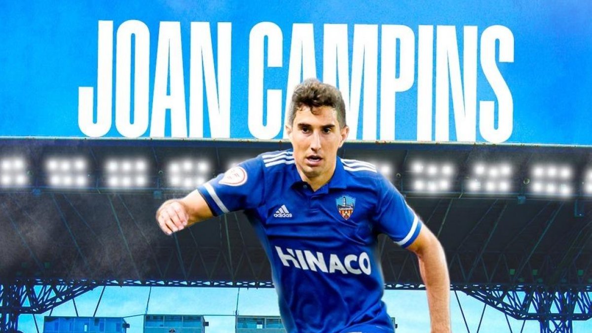Joan Campins, nou fitxatge del Lleida Esportiu