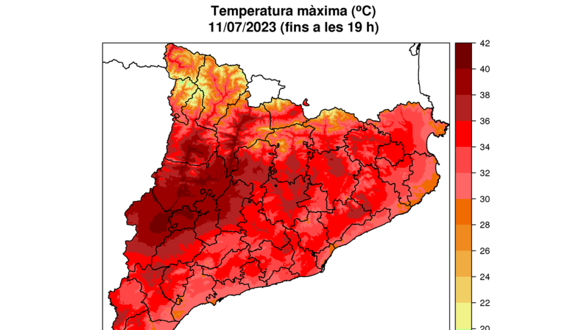 Hoy ha sido el día más caluroso desde que ha empezado el verano