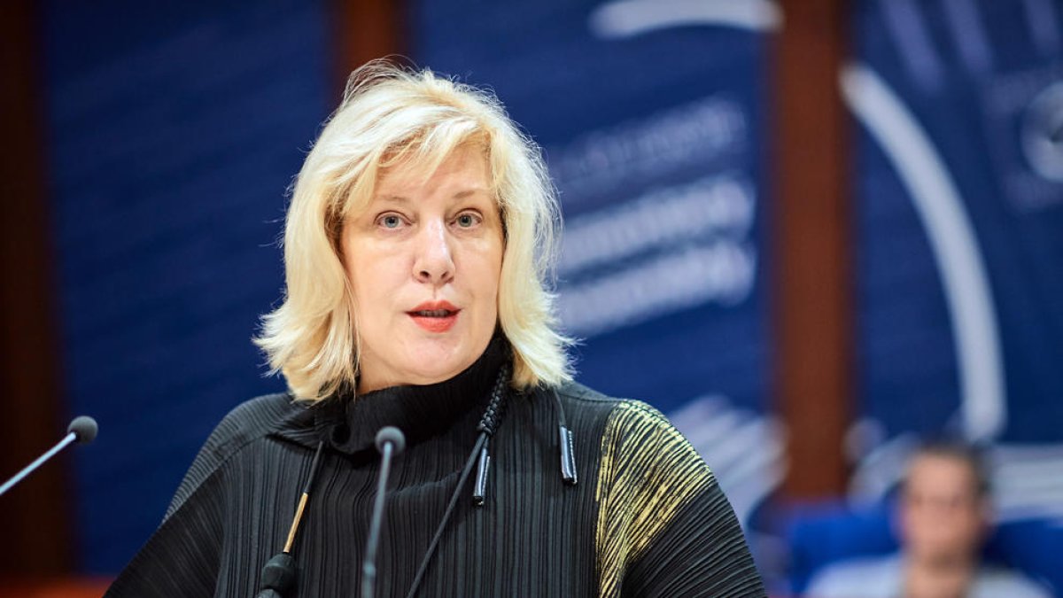 La comissària de drets humans, Dunja Mijatovic.