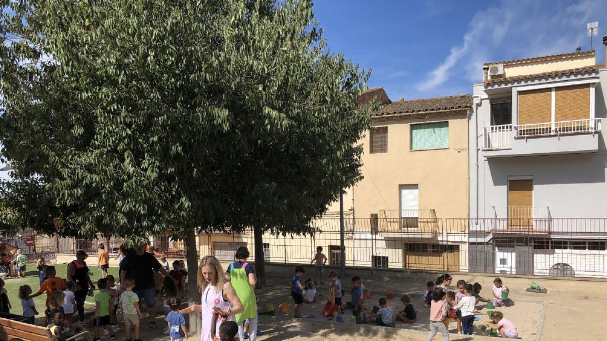 El pati de l’escola Joan XXIII de les Borges Blanques.