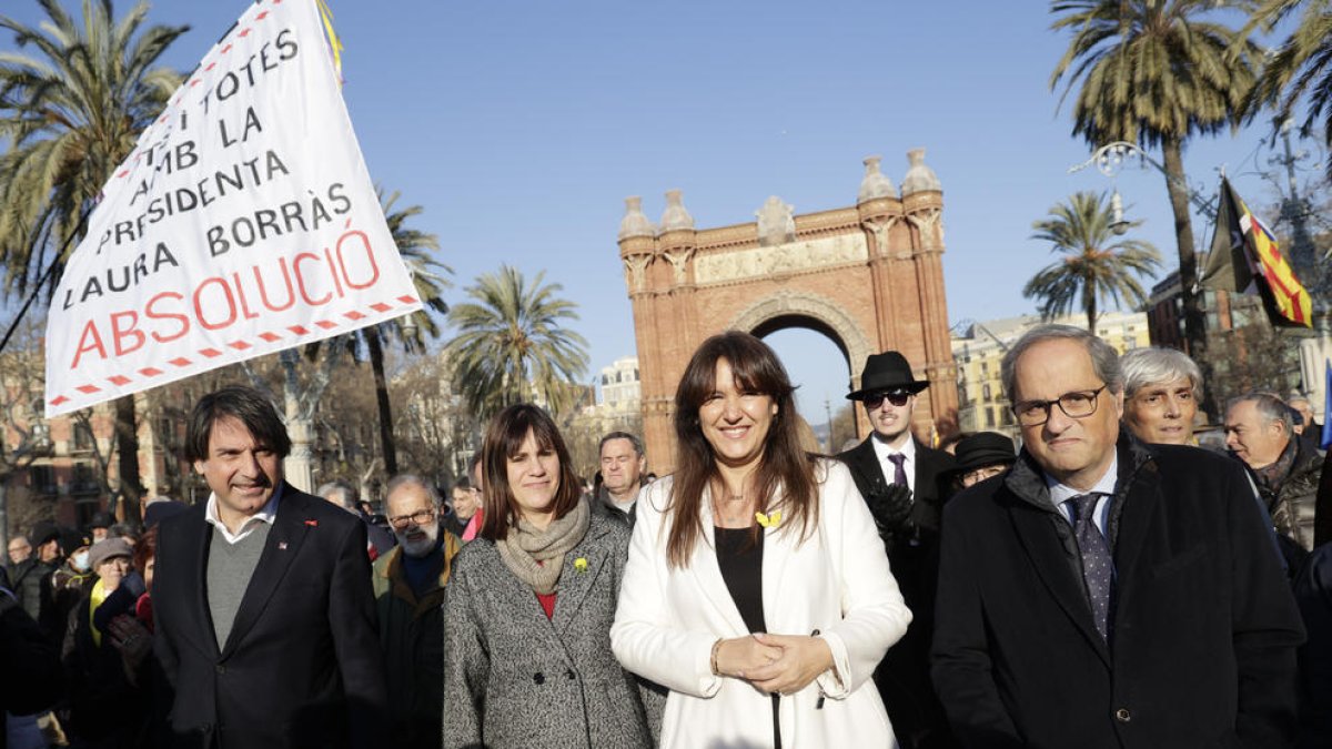 Borràs passa a l'atac contra els altres acusats pels seus pactes amb Fiscalía