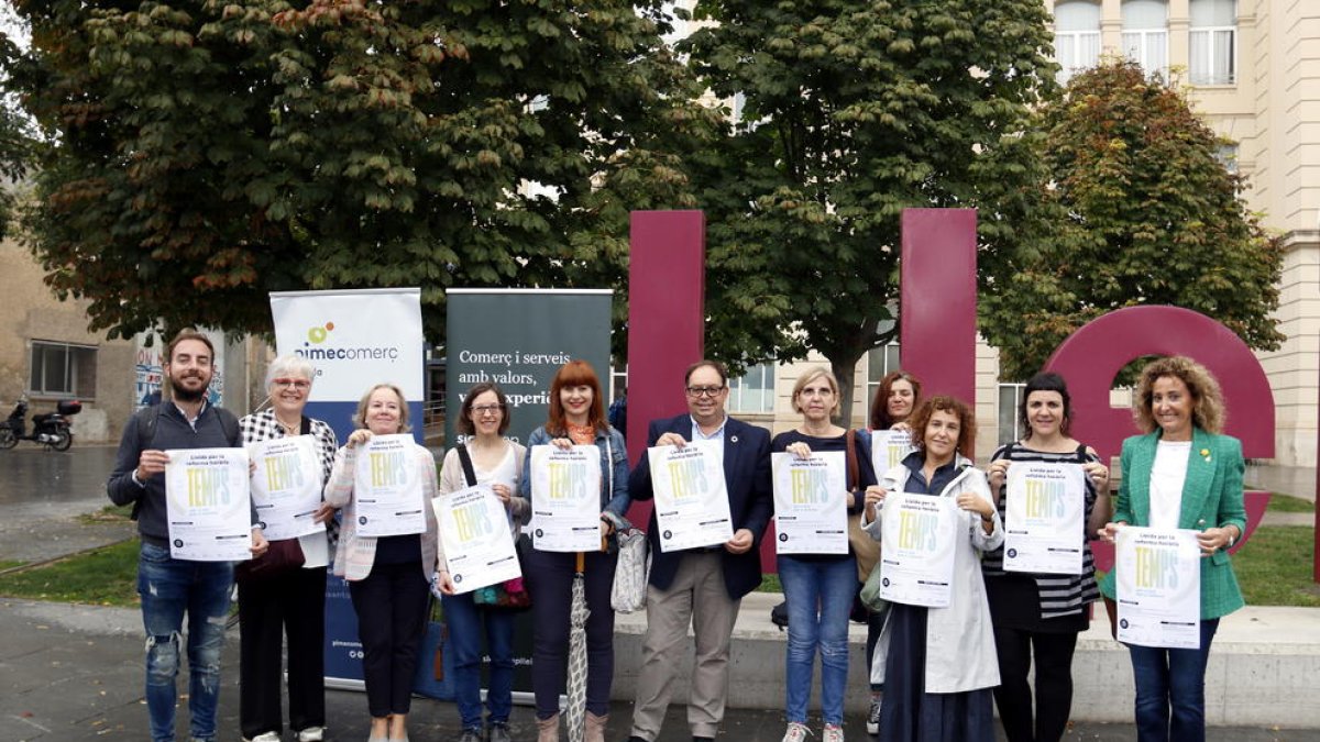 Slowshop Lleida anima els comerços a tancar a les set de la tarda el 26 d'octubre per reivindicar la reforma horària