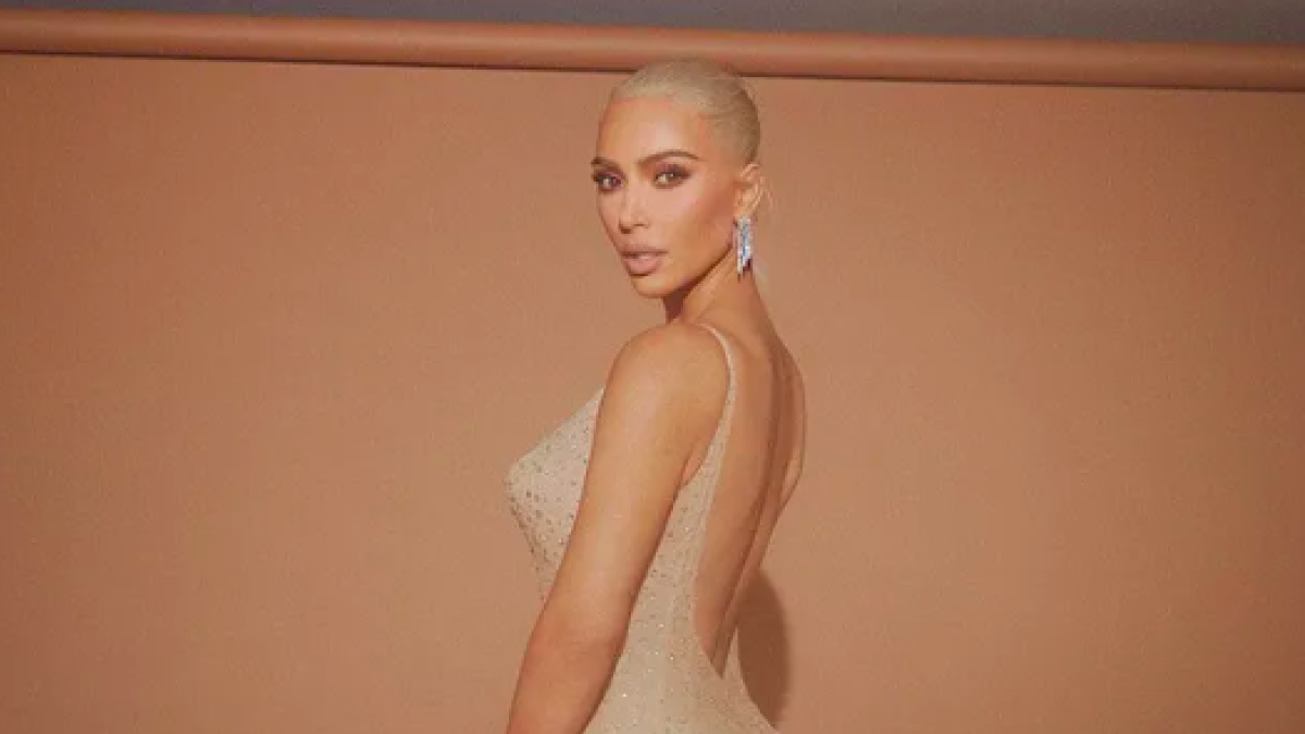 Kim Kardashian estropeó el icónico vestido de Marilyn Monroe que llevó en la Met Gala