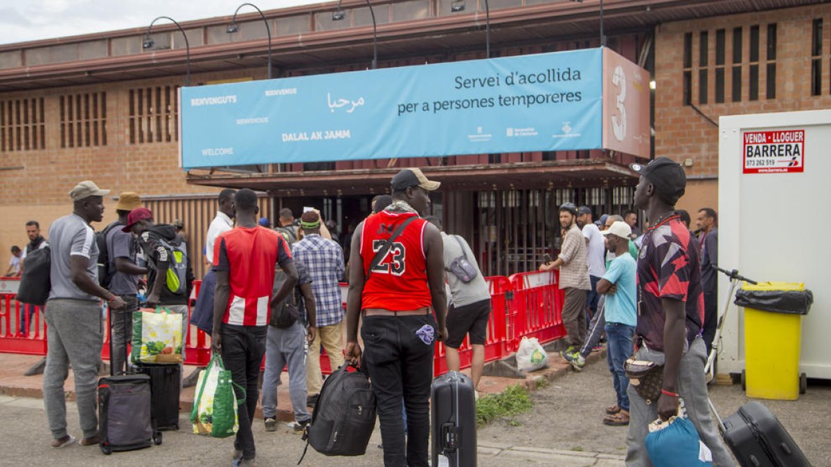 El pavelló 3 el 12 de juny, quan va obrir com a centre d’atenció.