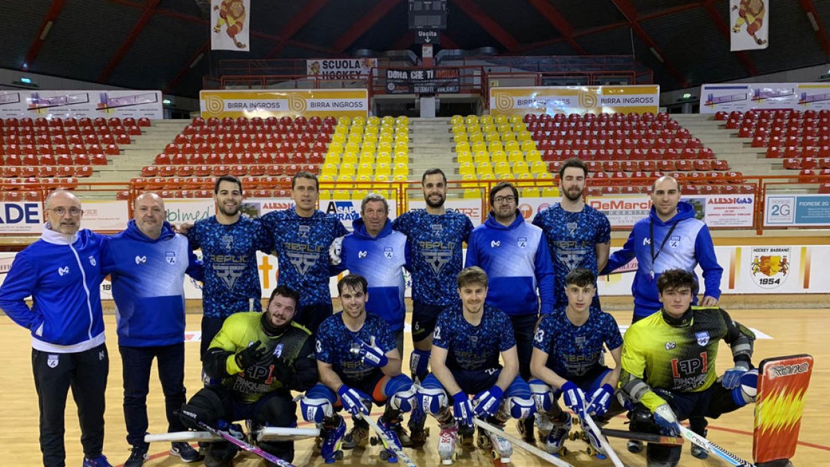 L’equip llistat va arribar a Bassano ahir al migdia i a la tarda es va entrenar a l’escenari del partit.