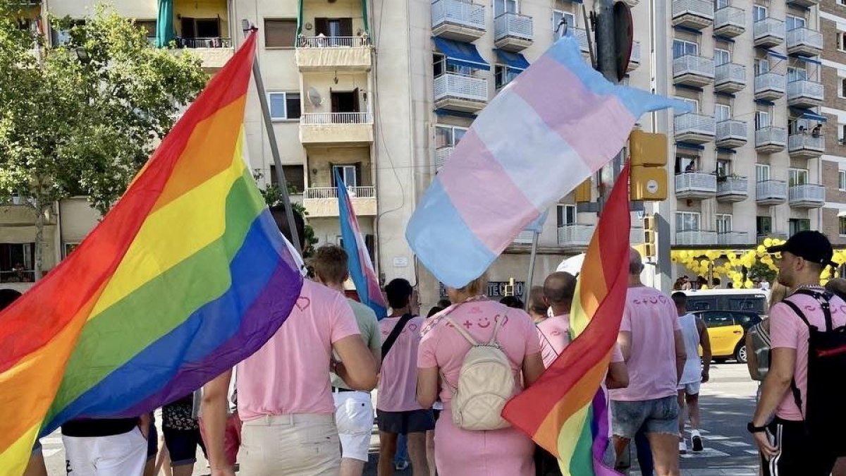 Manifestació del Dia Internacional de l'Orgull LGBTI+ a Barcelona, el passat 28 de juny.