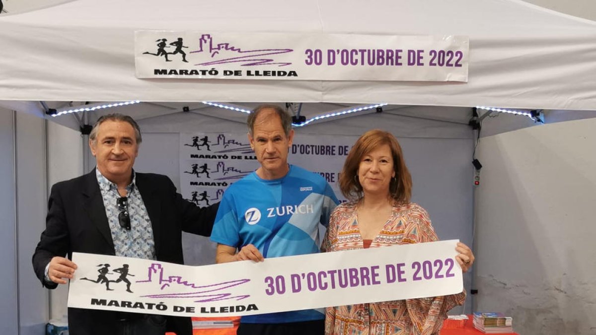 Abel Antón és un dels atletes a qui dona suport la marató.