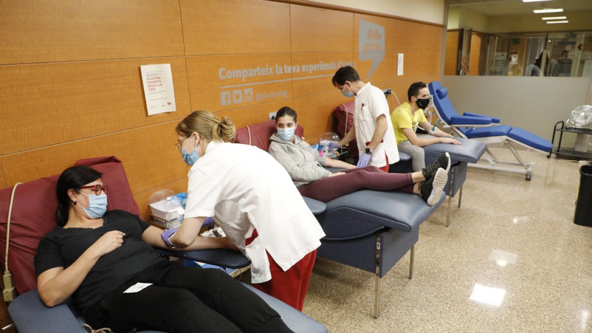 La Marató de Donants de Sang, en marcha en toda Catalunya