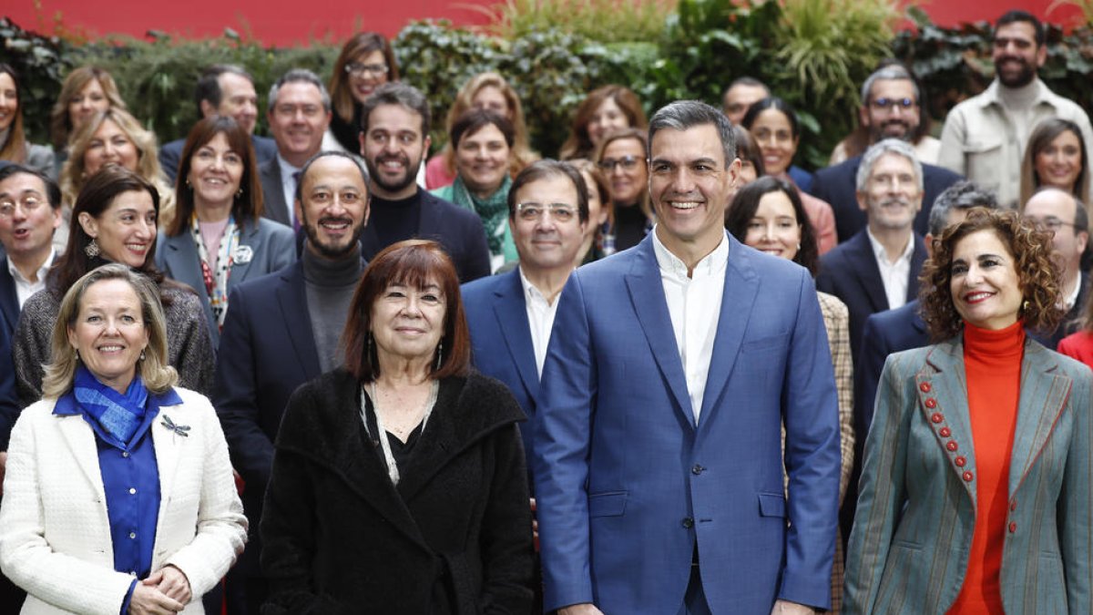 Sánchez, a la reunió especial de l’Executiva Federal del PSOE.