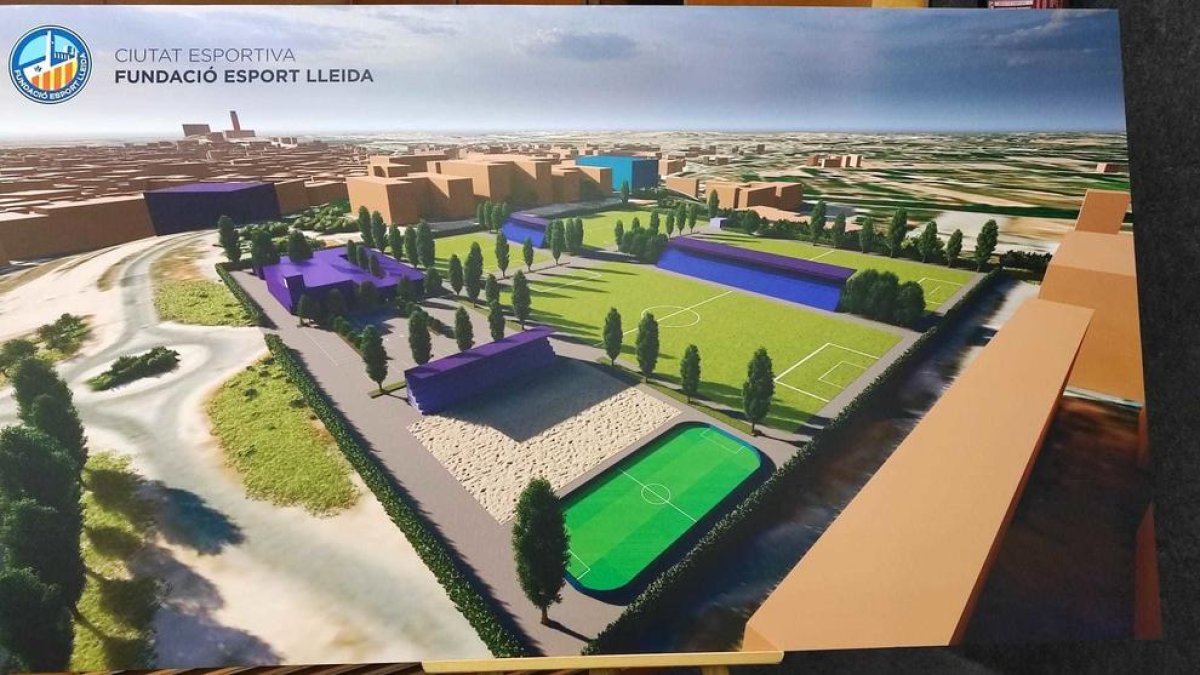 Así será la nueva Ciudad Deportiva del Lleida.