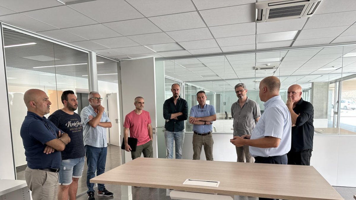 Reunió al nou arxiu comarcal de les Garrigues.