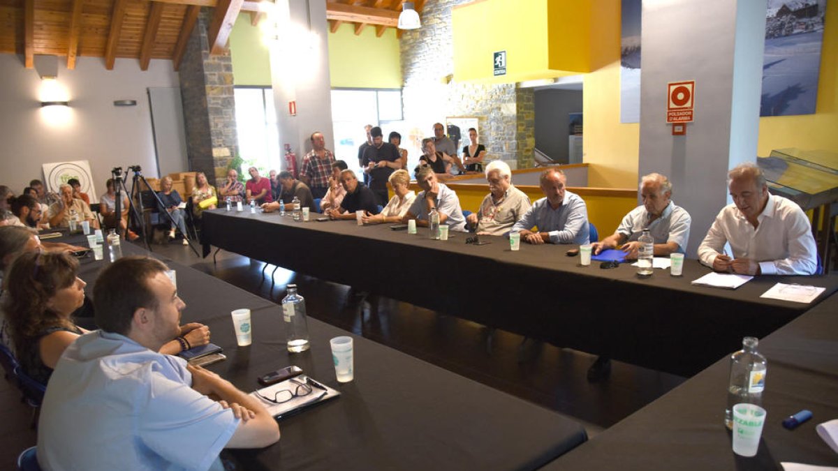 La moción de censura que desbancó a Gerard Sabarich (PDeCAT) e hizo presidente a Carles Isús en 2019.