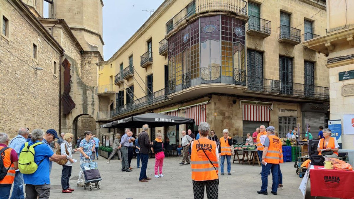 La Marea Pensionista presenta les seues reivindicacions a Tàrrega