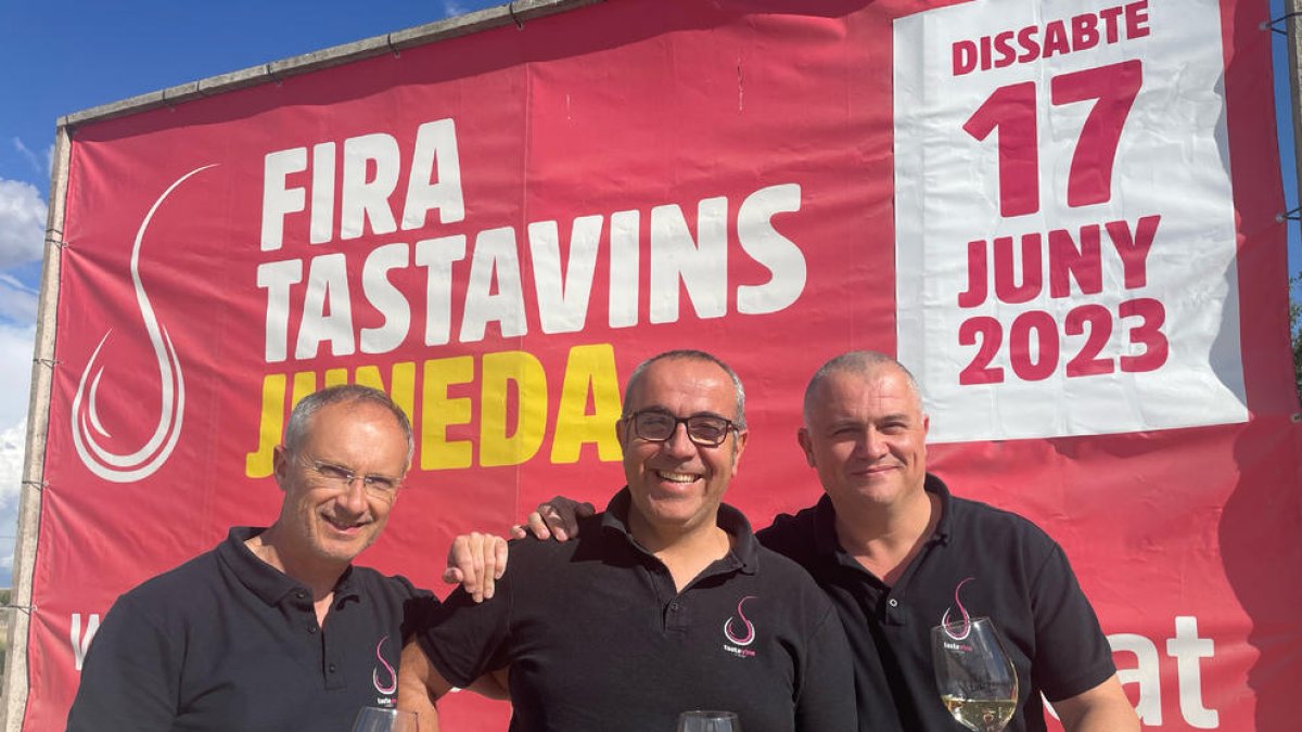 Presentación ayer de la tercera edición del Tastavins de Juneda, que se celebrará el 17 de junio.