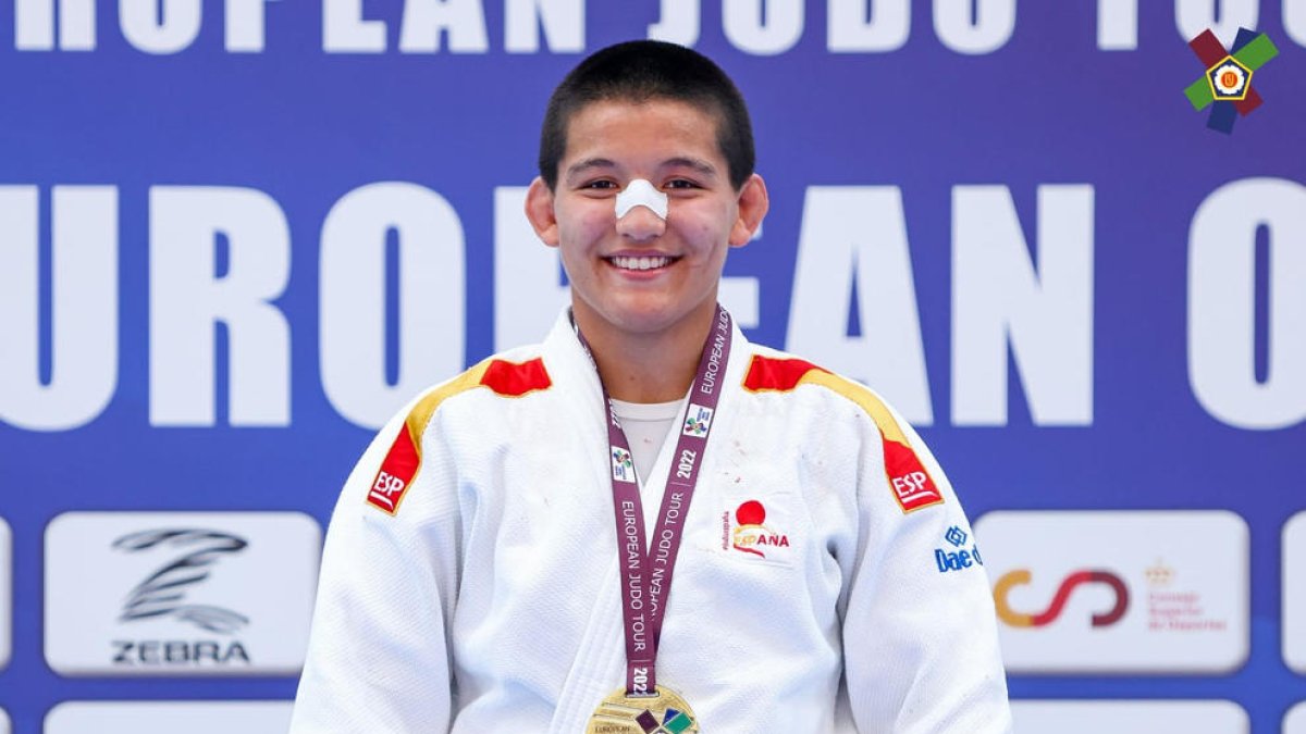 Ai Tsunoda, amb la medalla d’or del campionat.