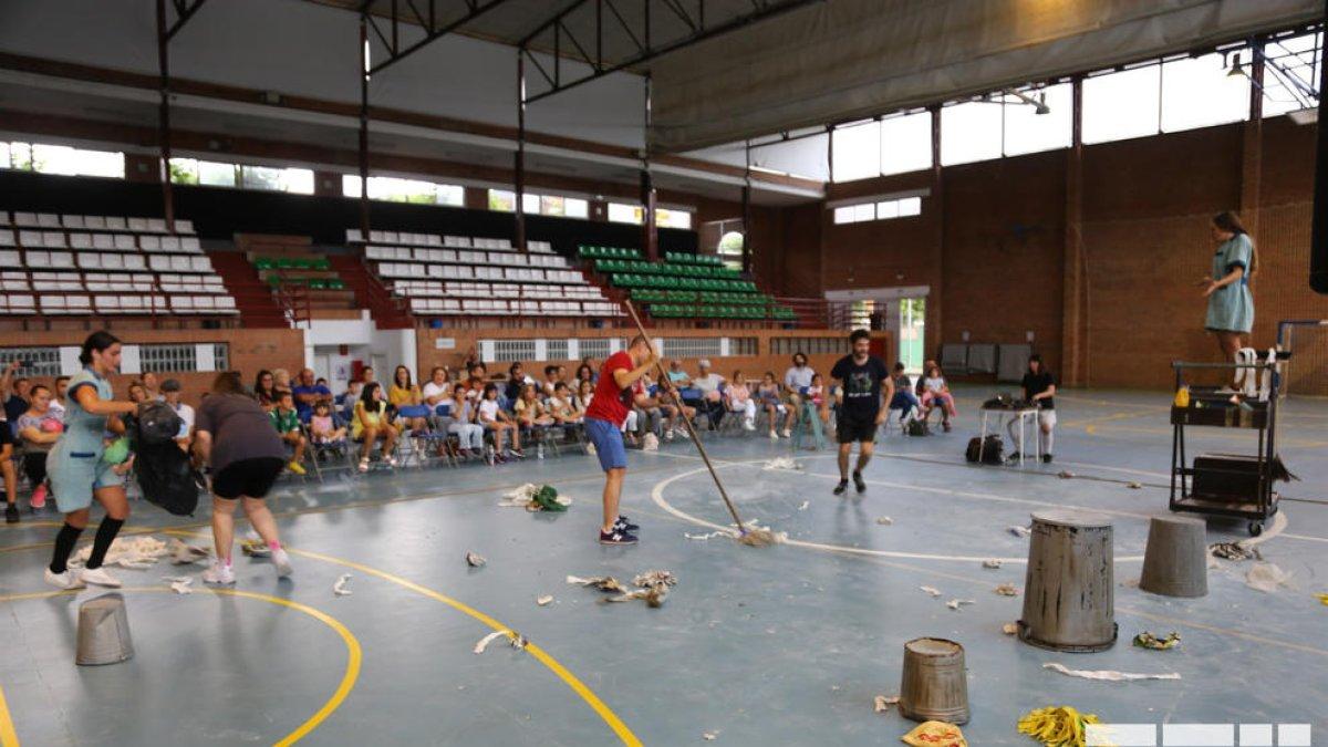 Un moment de la representació d’‘Ohlimpíades’.