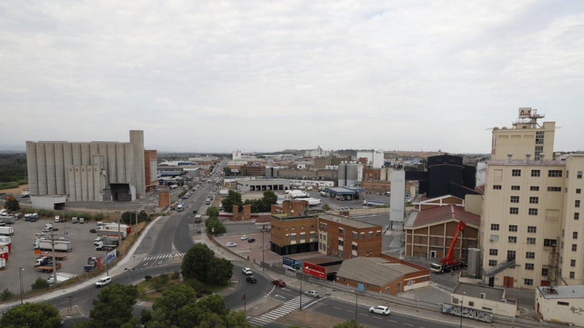 Imatge d’arxiu del polígon industrial El Segre, a Lleida.