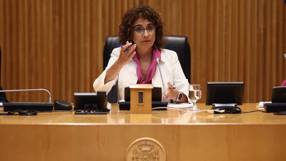 La ministra d’Hisenda, María Jesús Montero.