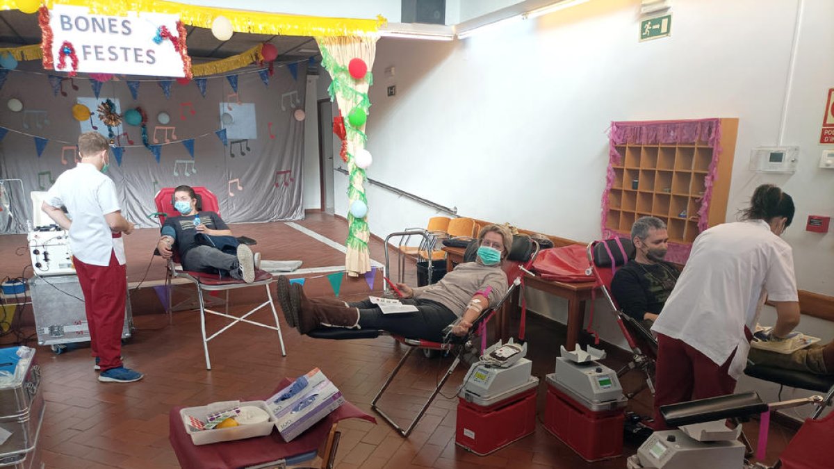 Tàrrega hace 633 donaciones de sangre