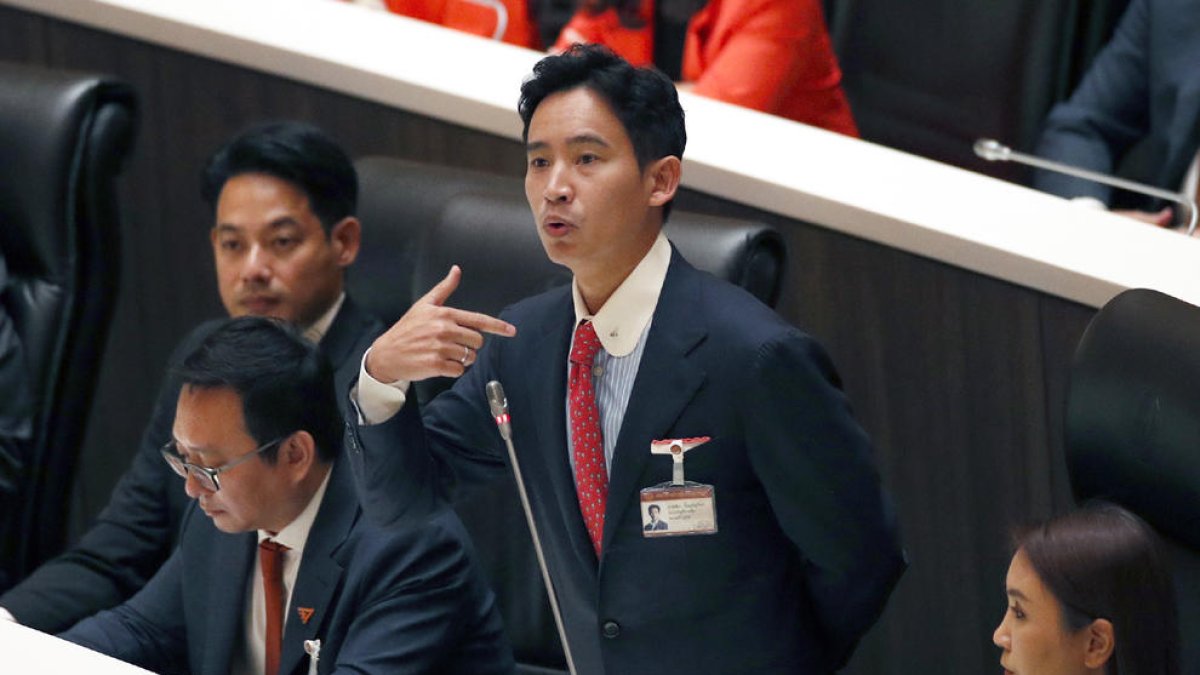 El candidato a primer ministro de Tailandia, Pita Limjaroenrat.