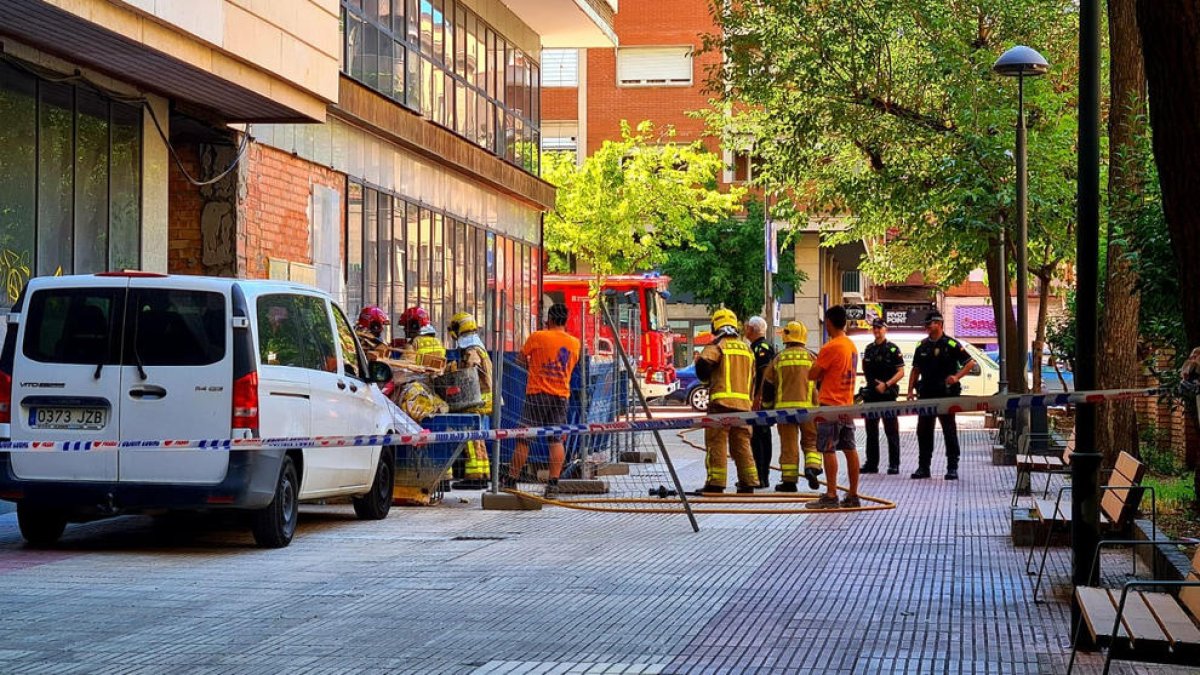 Al lugar acudieron los Bomberos y la Guardia Urbana.