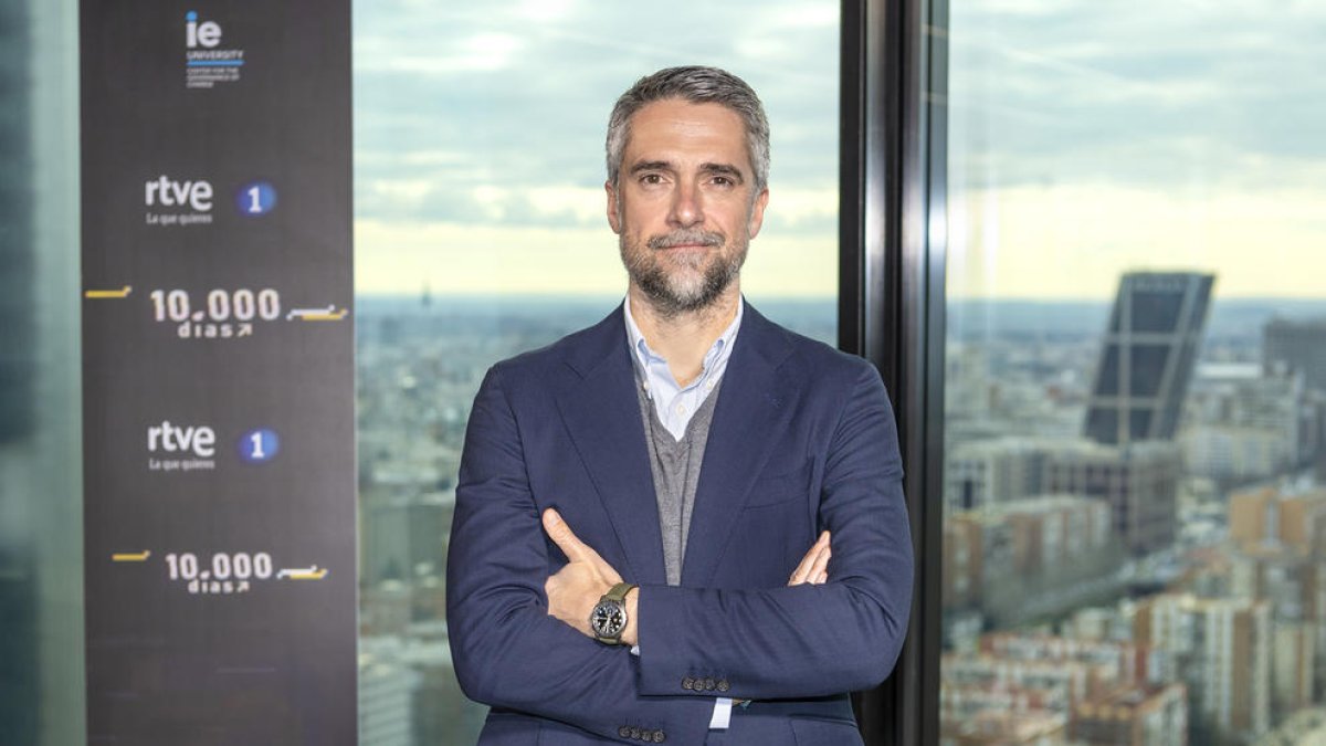 El periodista Carlos Franganillo condueix el ‘Telediario 2’ de La 1.