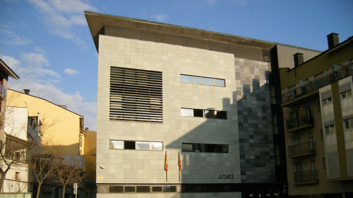 Imagen de archivo del edificio judicial de La Seu d’Urgell.