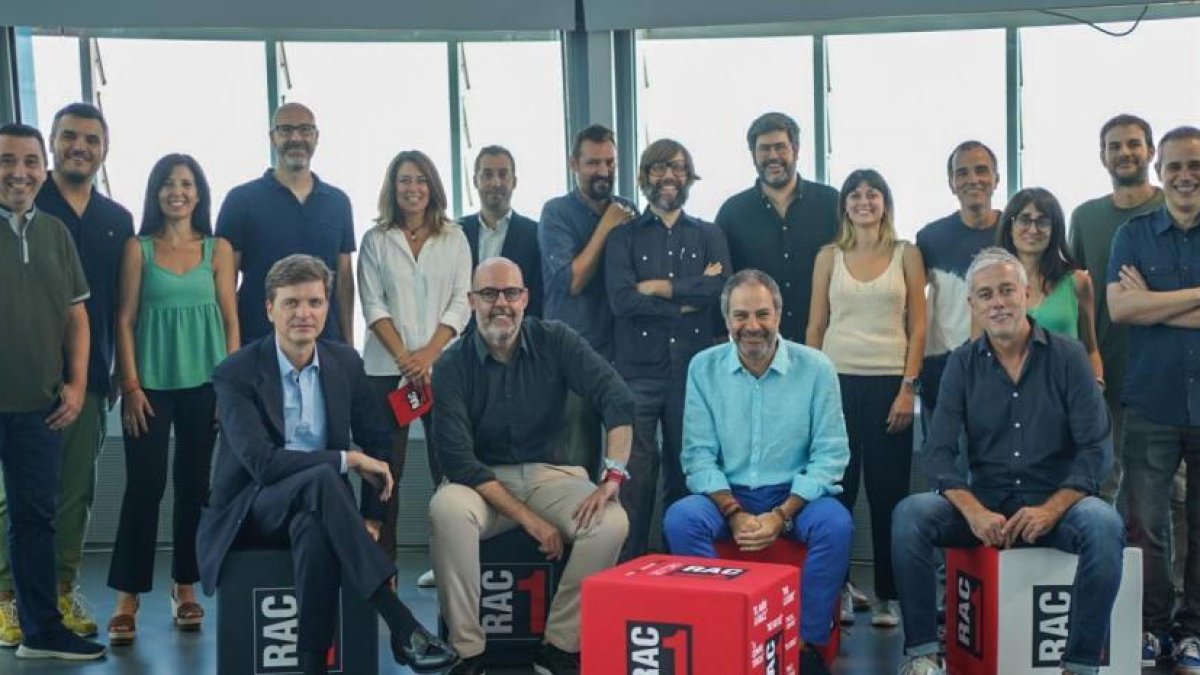 En primera fila, los pesos pesados de la parrilla de RAC1.