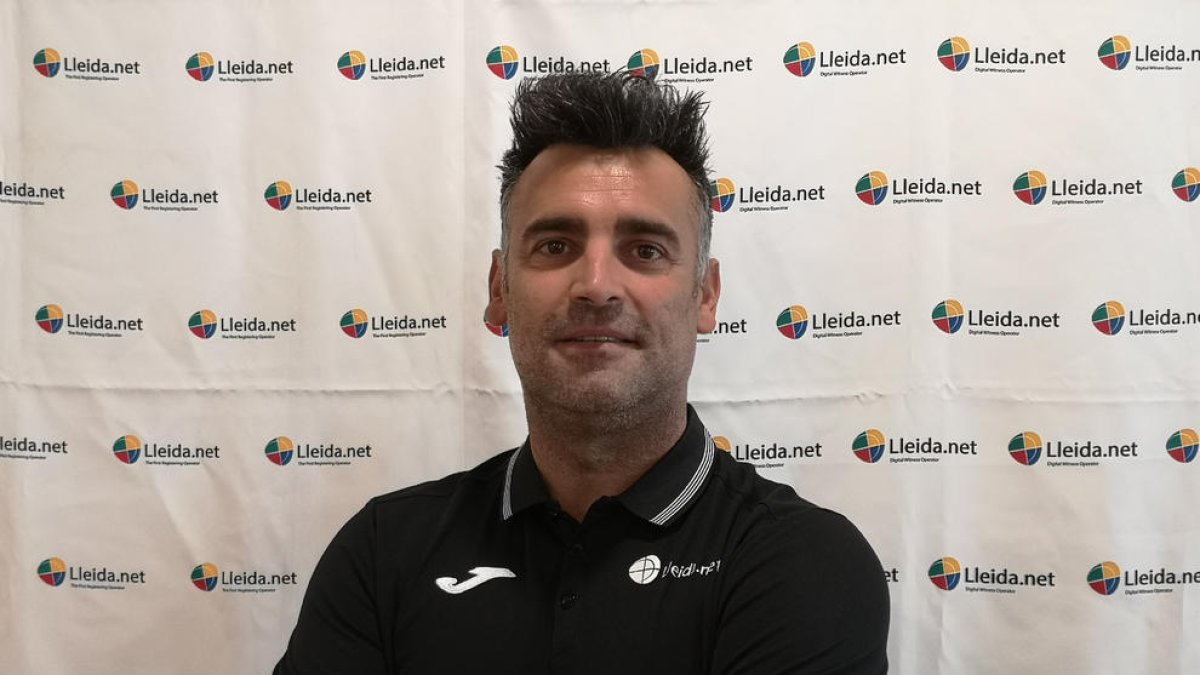 Sito Expósito, ayer durante su presentación como técnico.