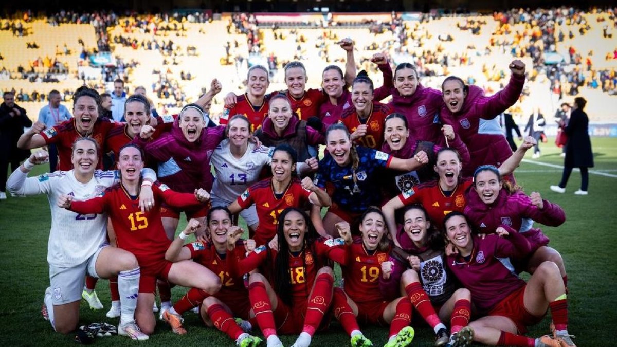 La selección española de futbol.