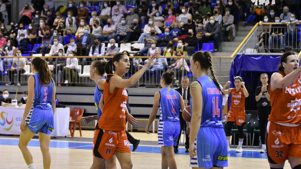 Geo Bahí visitó el Palau esta temporada con la camiseta del Ensino.