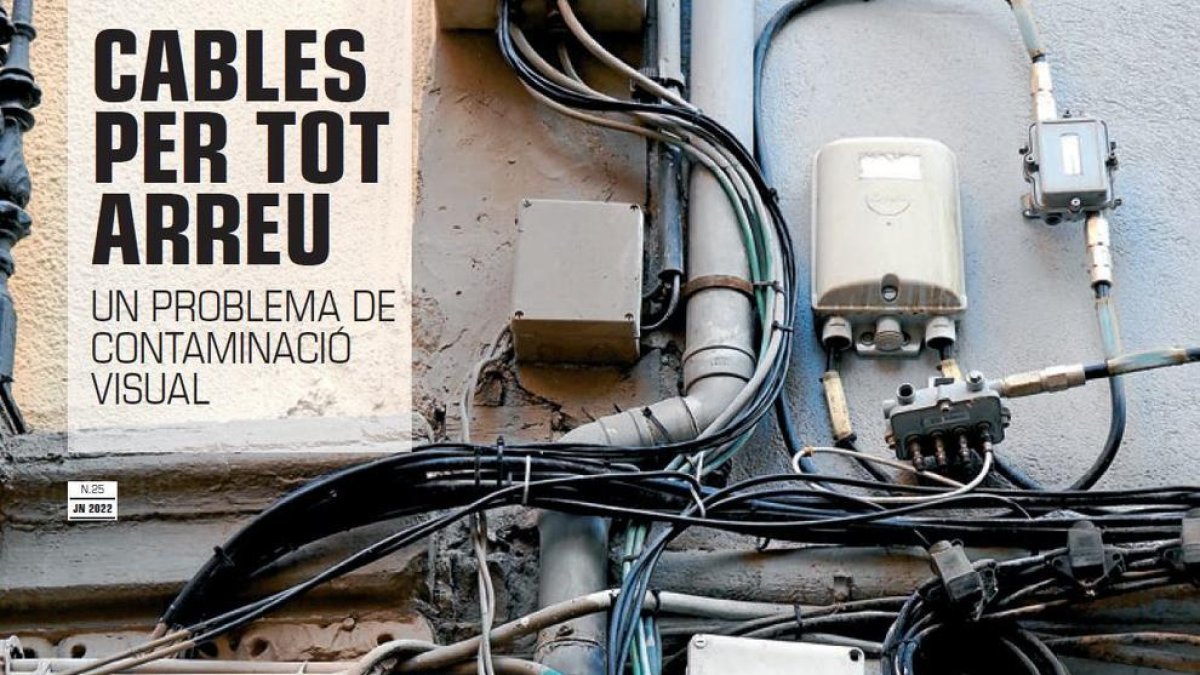 Un problema de cables i de contaminació visual a Lleida, aquest diumenge a 'Vint-i-dos'