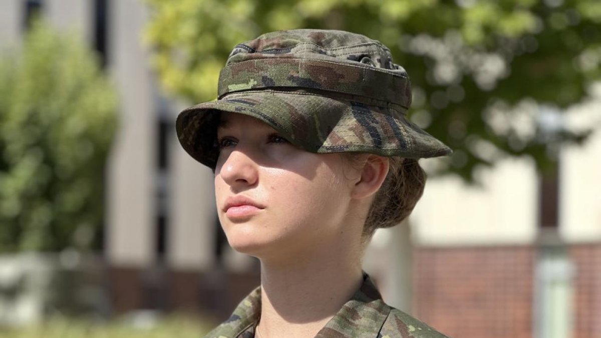 Primeras imágenes de la princesa Leonor en la Academia General Militar de Zaragoza